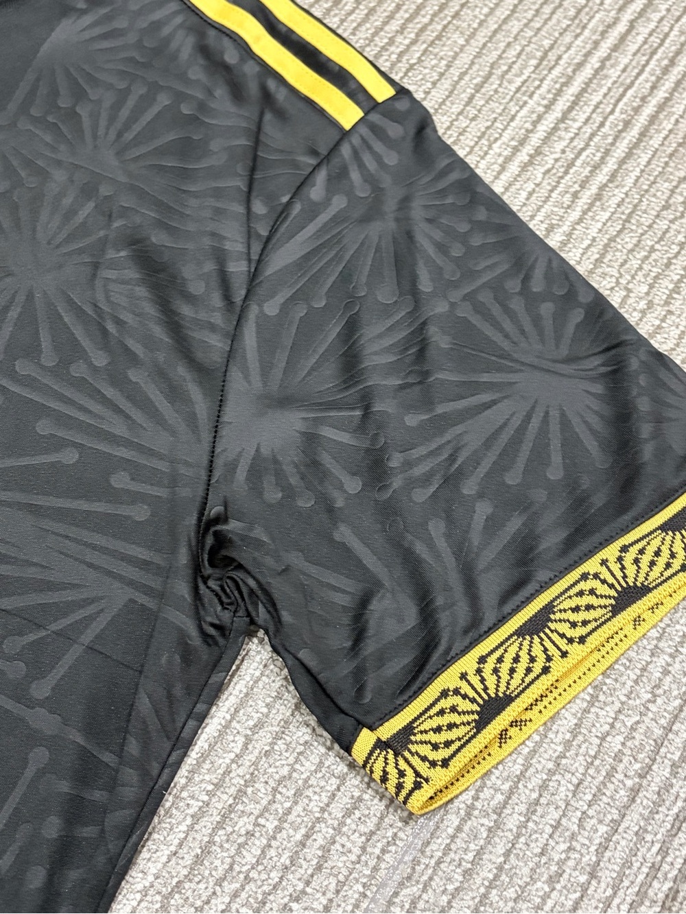 Adidas México Black & Yellow Soccer Jersey - Picture 2 of 5